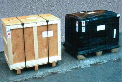 Versandfertige Luftfracht-Kisten